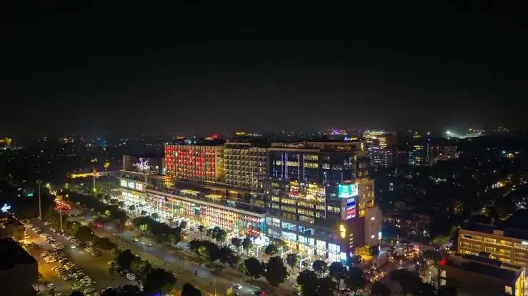 CP67 Mohali Night Elevation